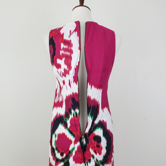 Taylor Silk & Linen Floral Sheath Dress - Picture 8 of 10